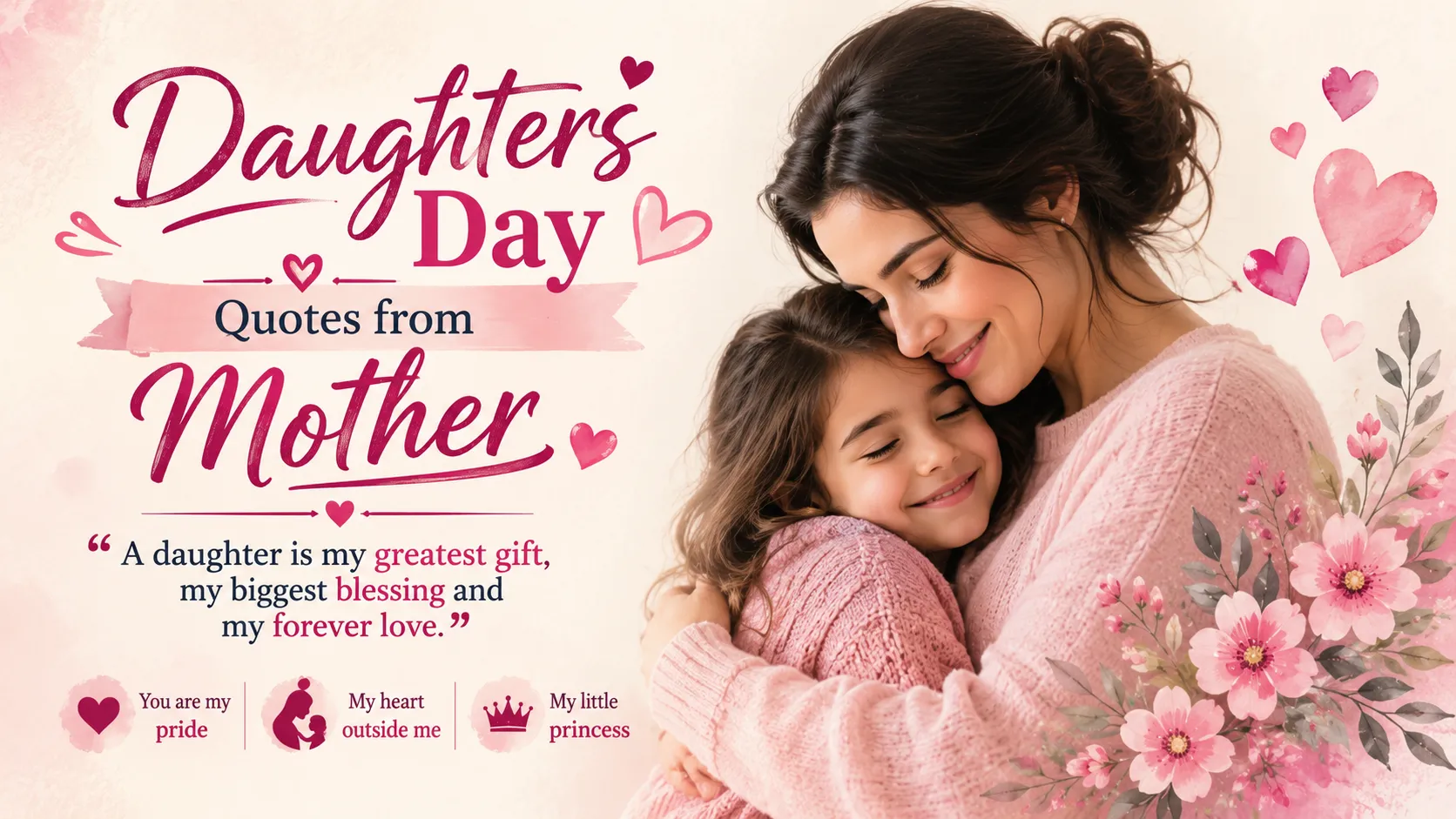 Daughters Day Quotes from Mother
