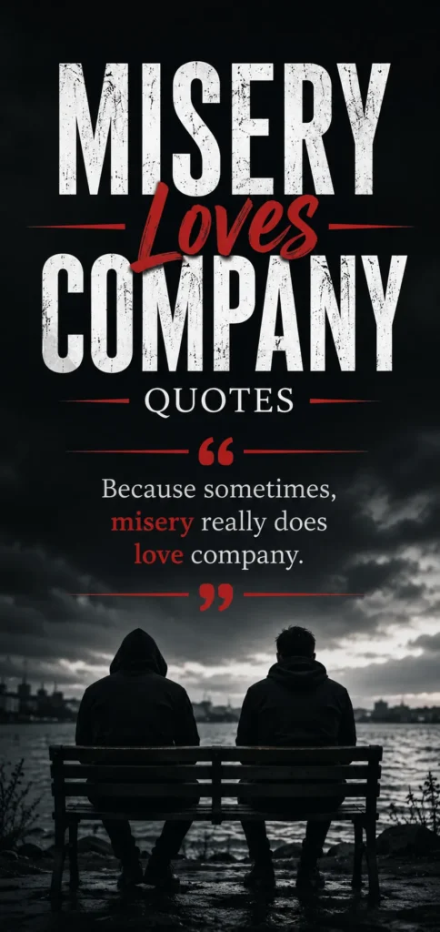 Misery Loves Company Quotes