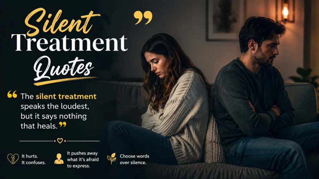 Silent Treatment Quotes