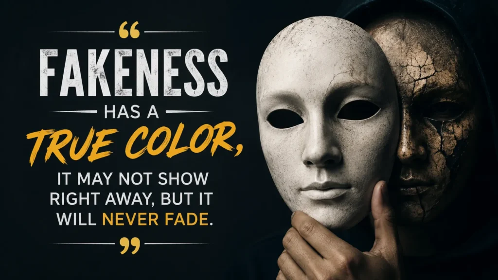 Fakeness True Color Quotes