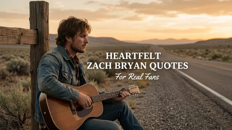 Heartfelt Zach Bryan Quotes for Real Fans
