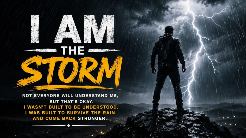 I Am The Storm Quotes