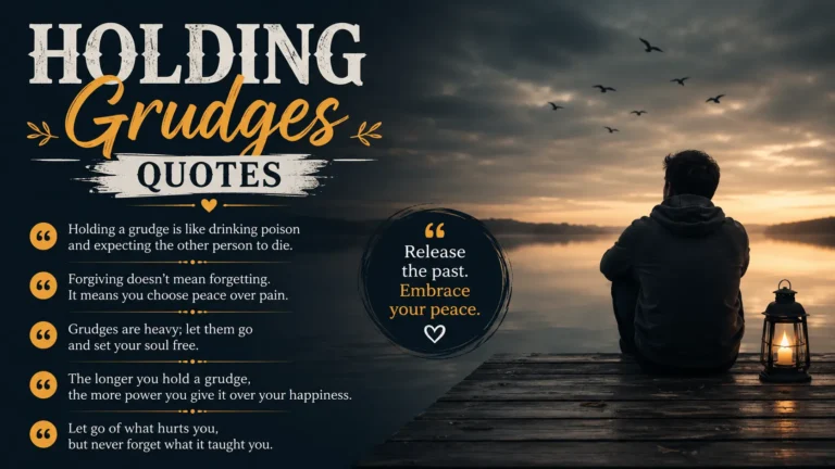 Holding Grudges Quotes