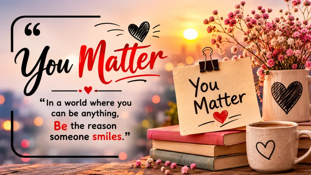 You Matter Quotes