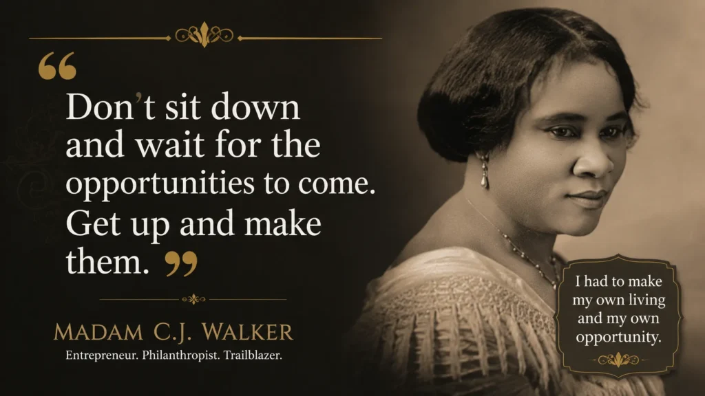 Madam C J Walker Quotes