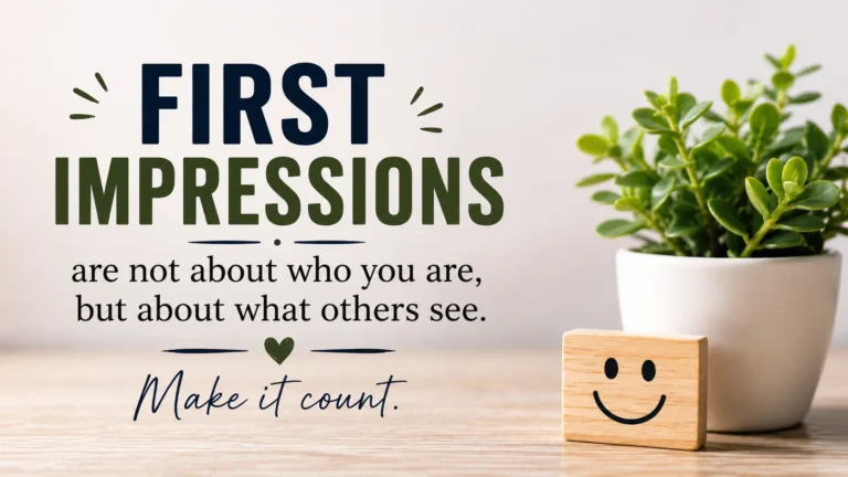 First Impression Quotes