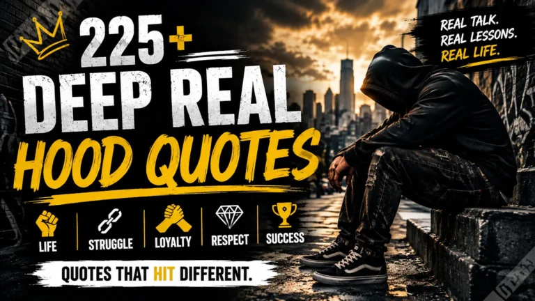 Deep Real Hood Quotes
