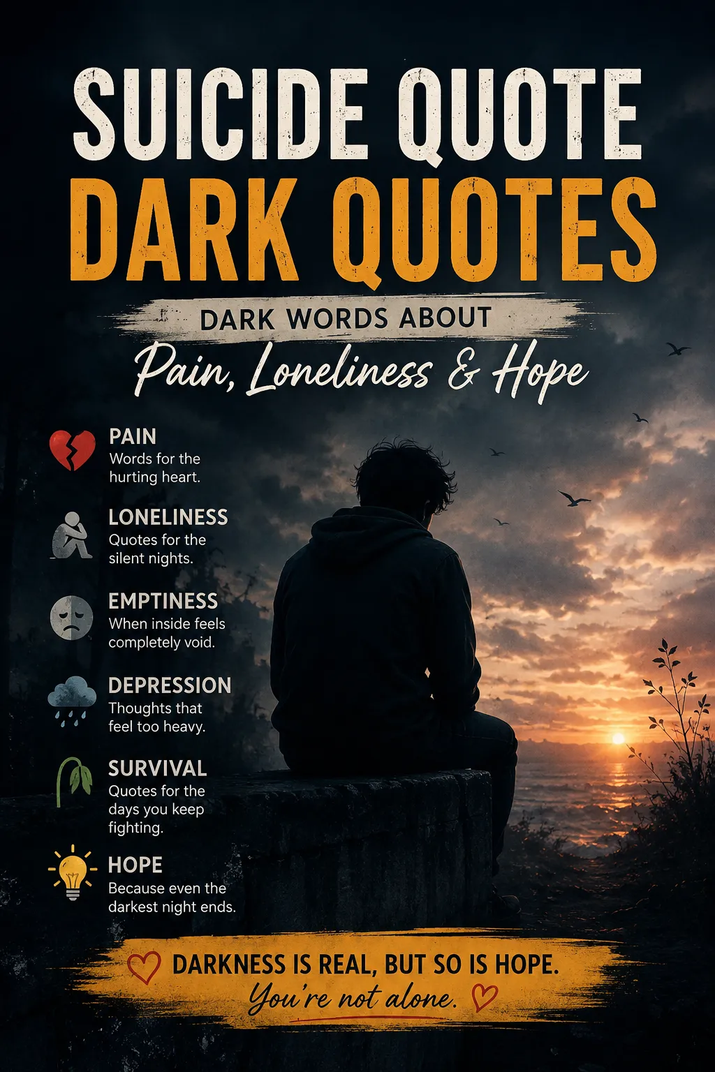Suicide Quote Dark Quote