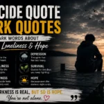 Suicide Quote Dark Quote