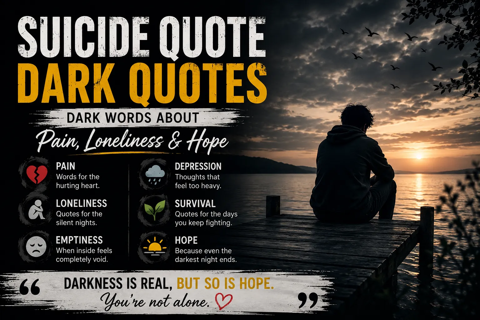 Suicide Quote Dark Quote