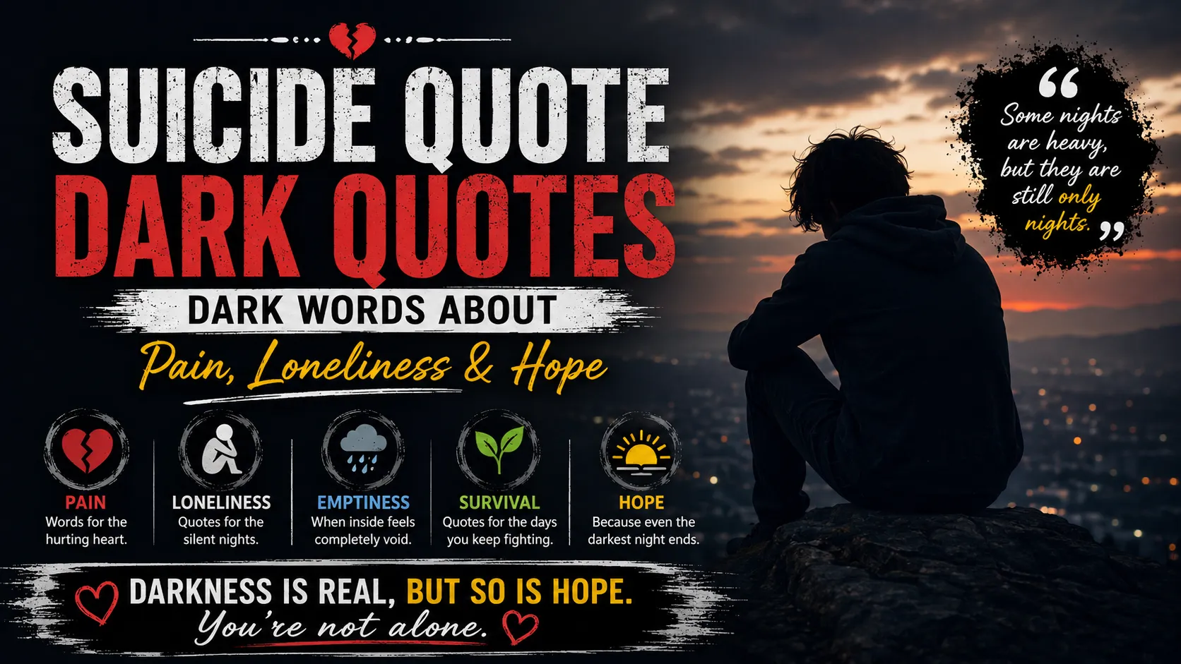 Suicide Quote Dark Quote