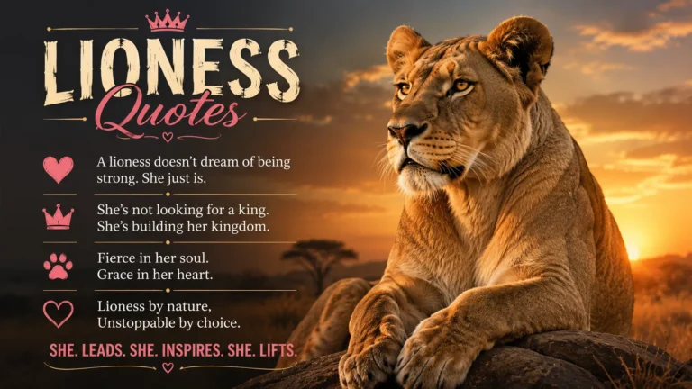 Lioness Quotes
