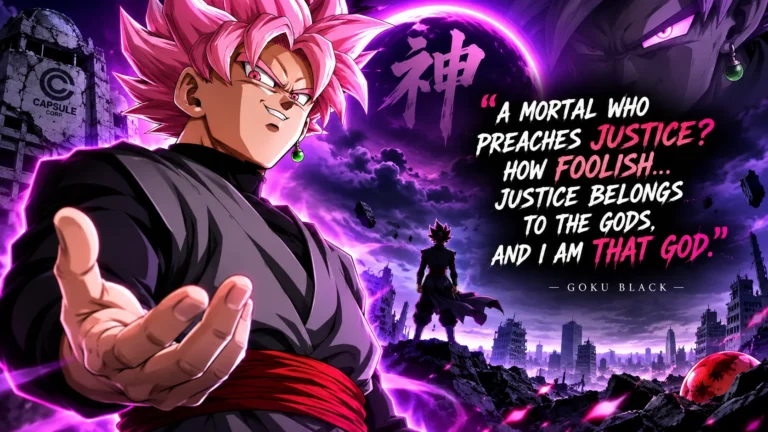 Goku Black Quotes