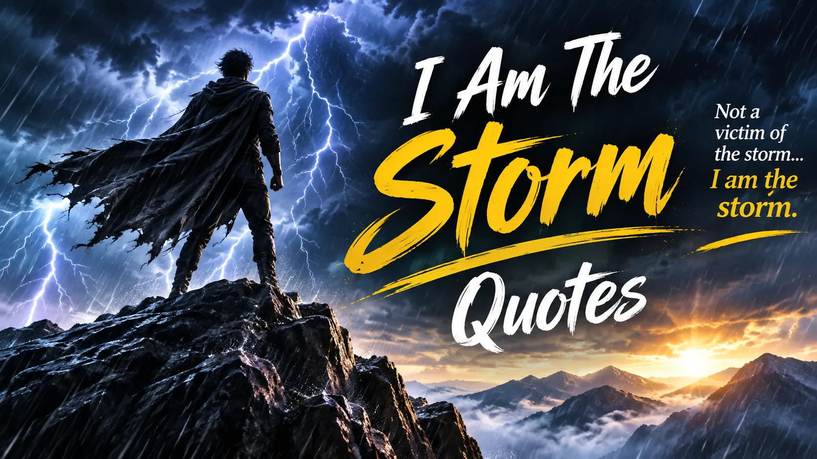 I Am The Storm Quotes
