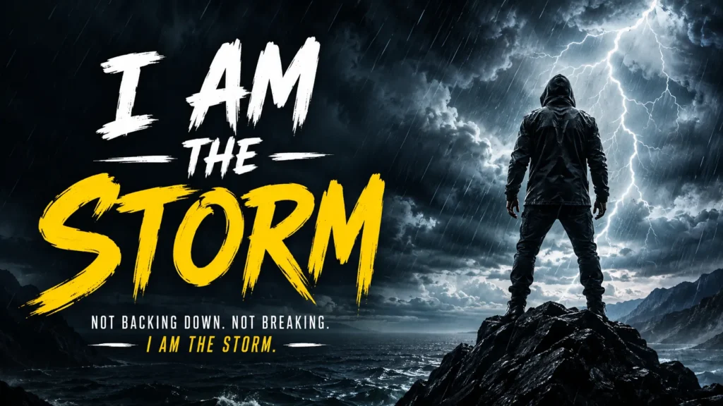 I Am The Storm Quotes