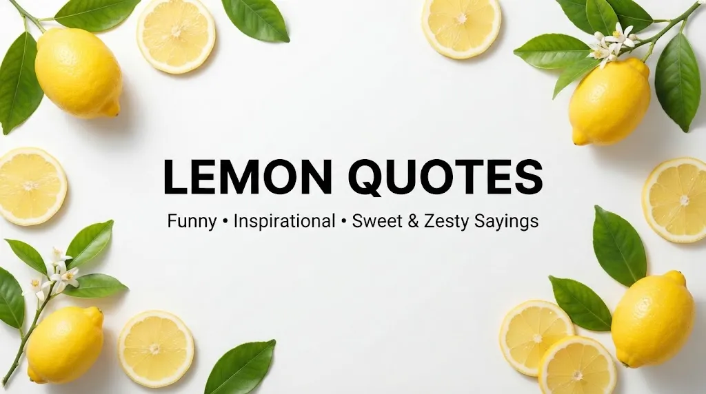  Lemon Quotes
