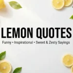 Lemon Quotes