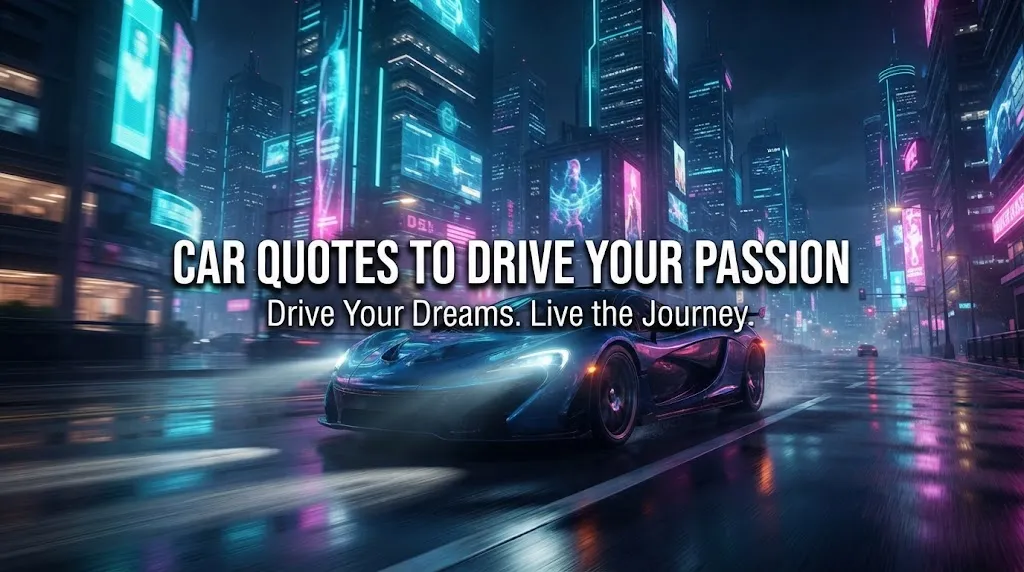 Car Quotes To Drive Your Passion