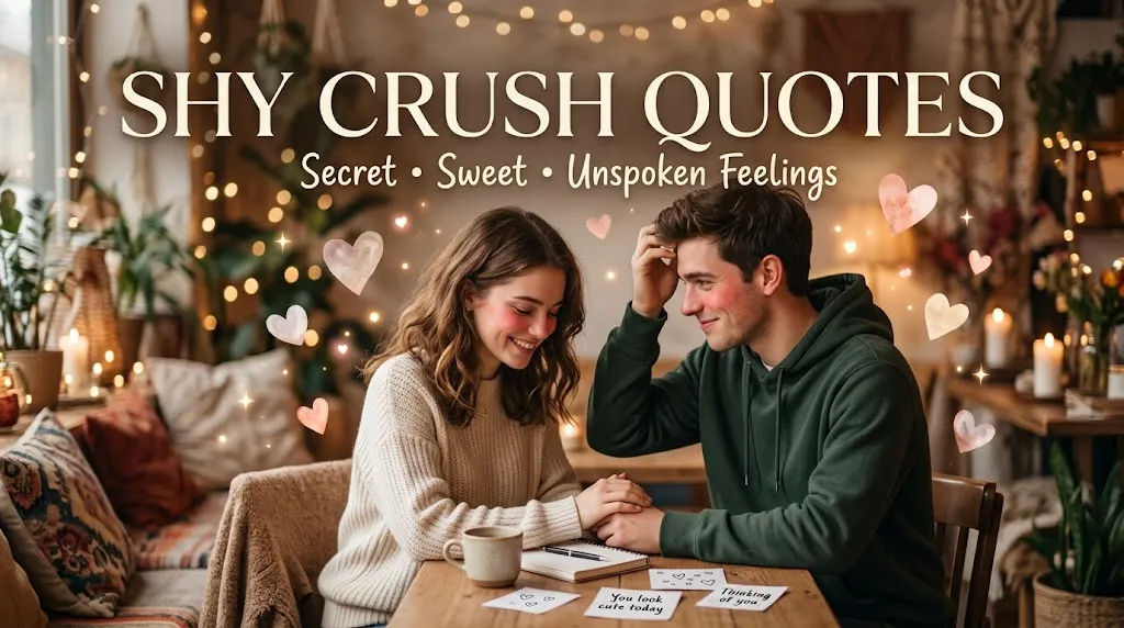 Shy Crush Quotes