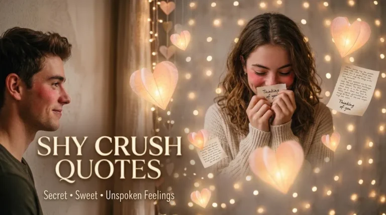 Shy Crush Quotes