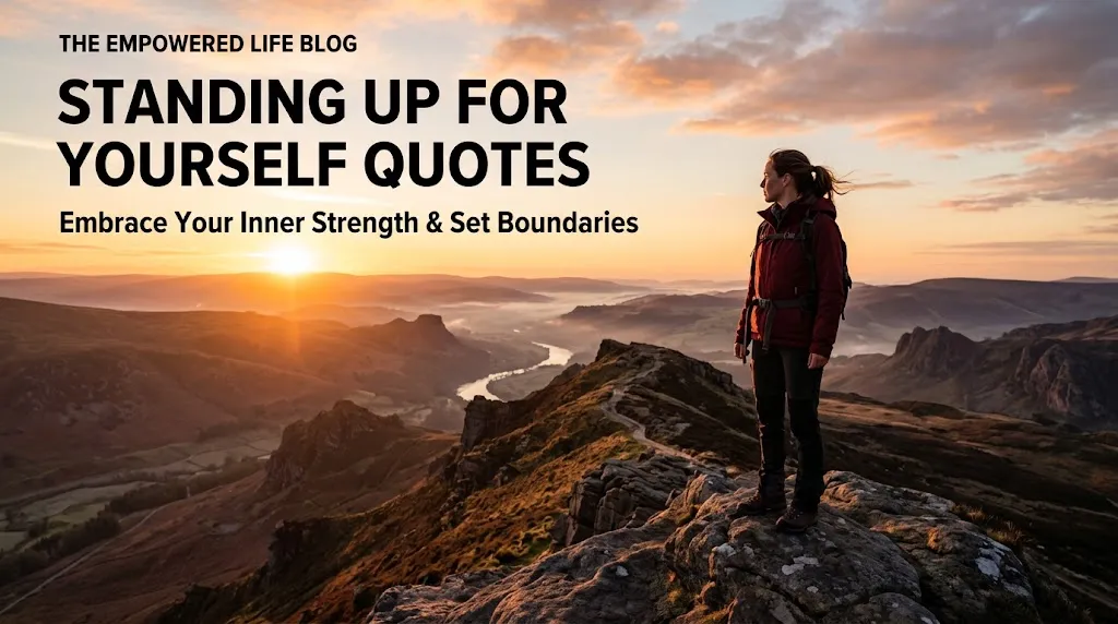 Standing Up For Yourself Quotes