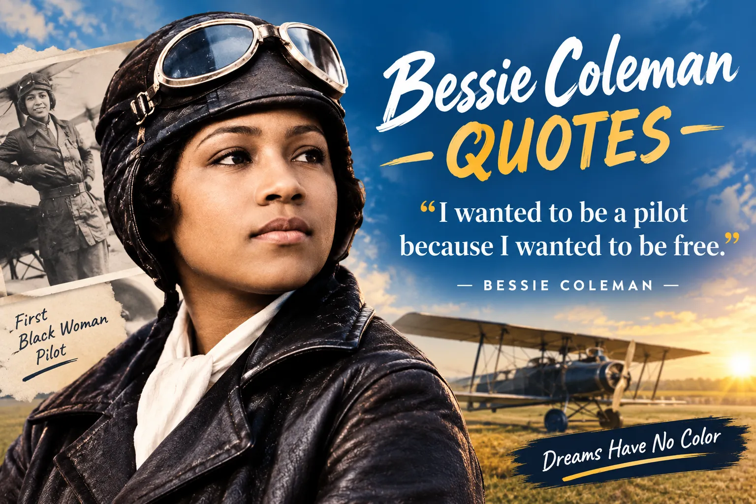 Bessie Coleman Quotes