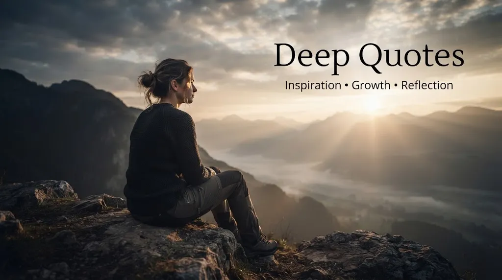 Deep Quotes That Inspire Growth And Reflection