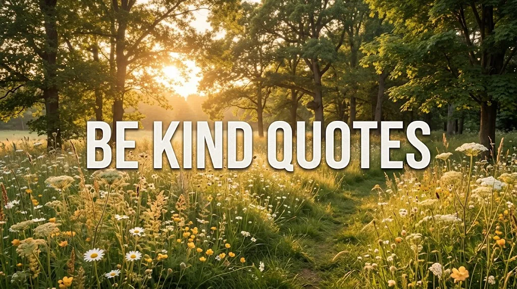 Be Kind Quotes
