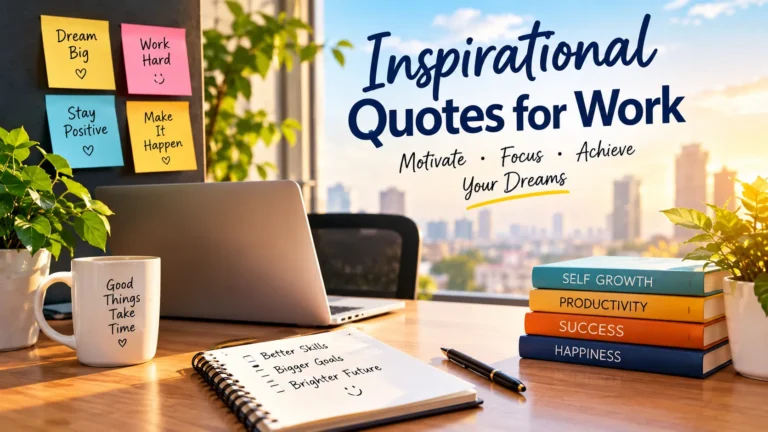 Inspirational Quotes For Work