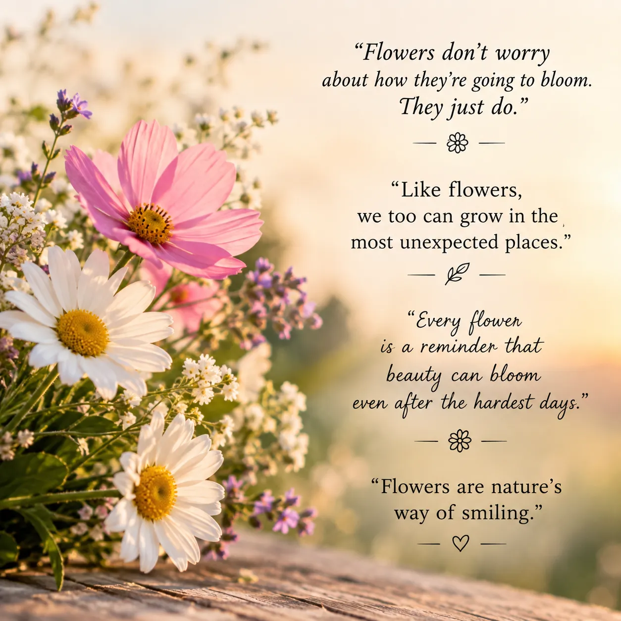 Flower Quotes